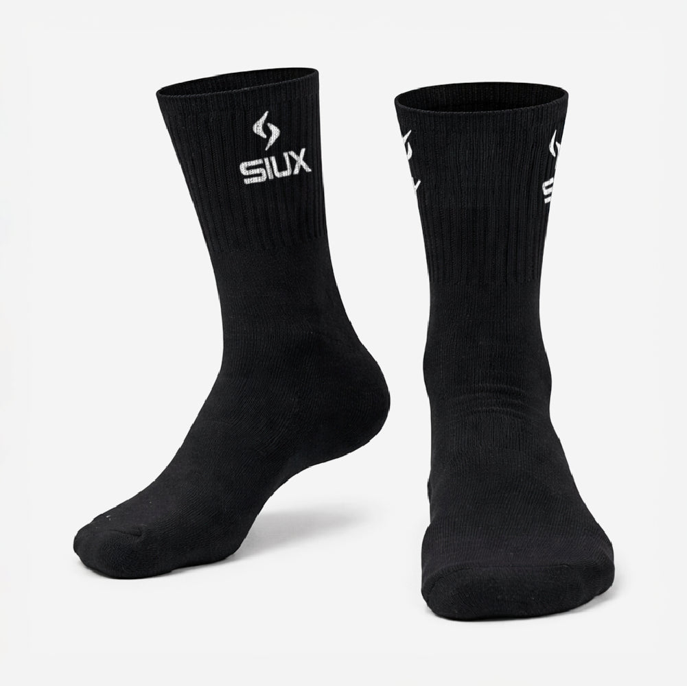 PACK 3 CALCETINES SIUX BASIC 26 CAÑA ALTA NEGRO