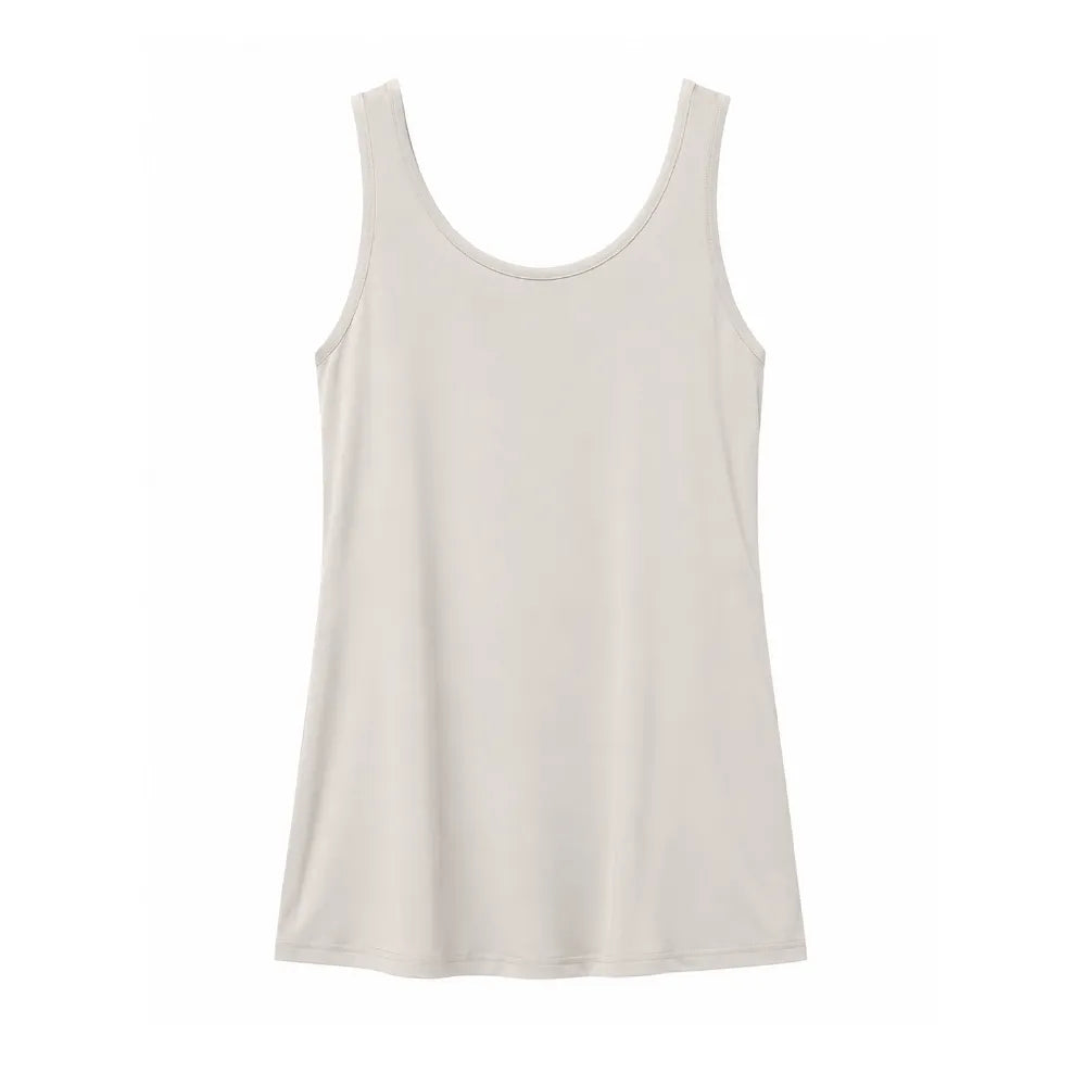 Camiseta de tirantes bicolor Marev White mujer FW26-27