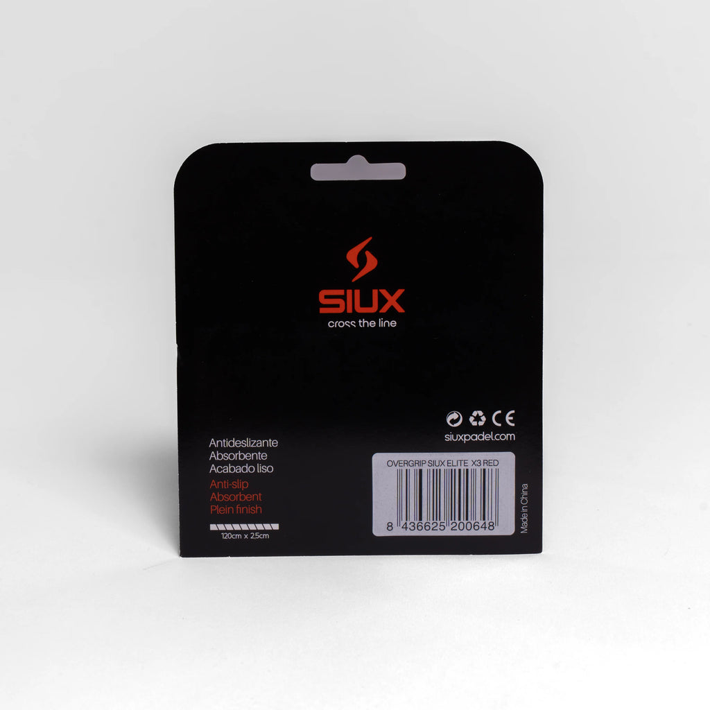 OVERGRIP SIUX ELITE X3 ROJO