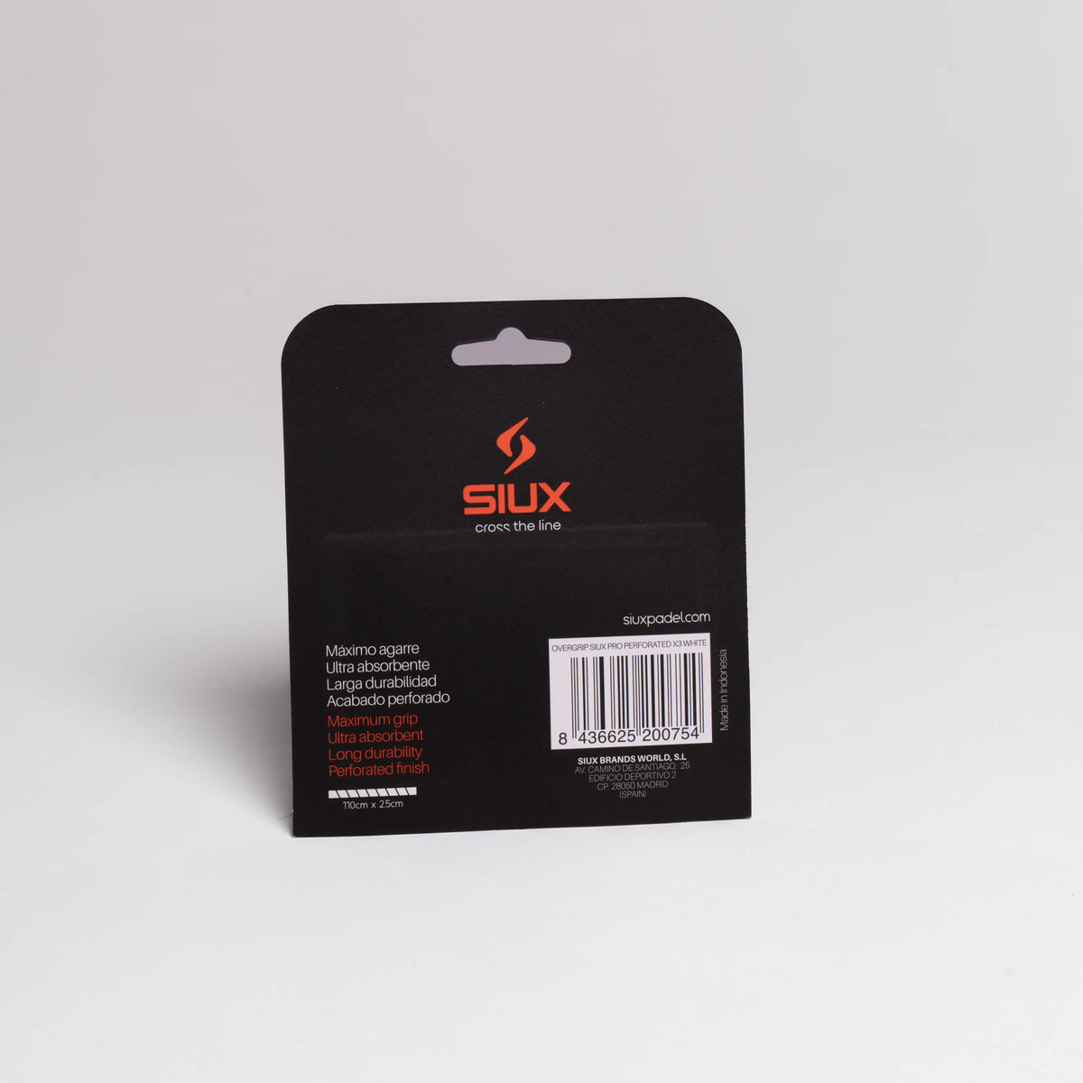 OVERGRIP SIUX PRO PERFORATED X3 BLANCO