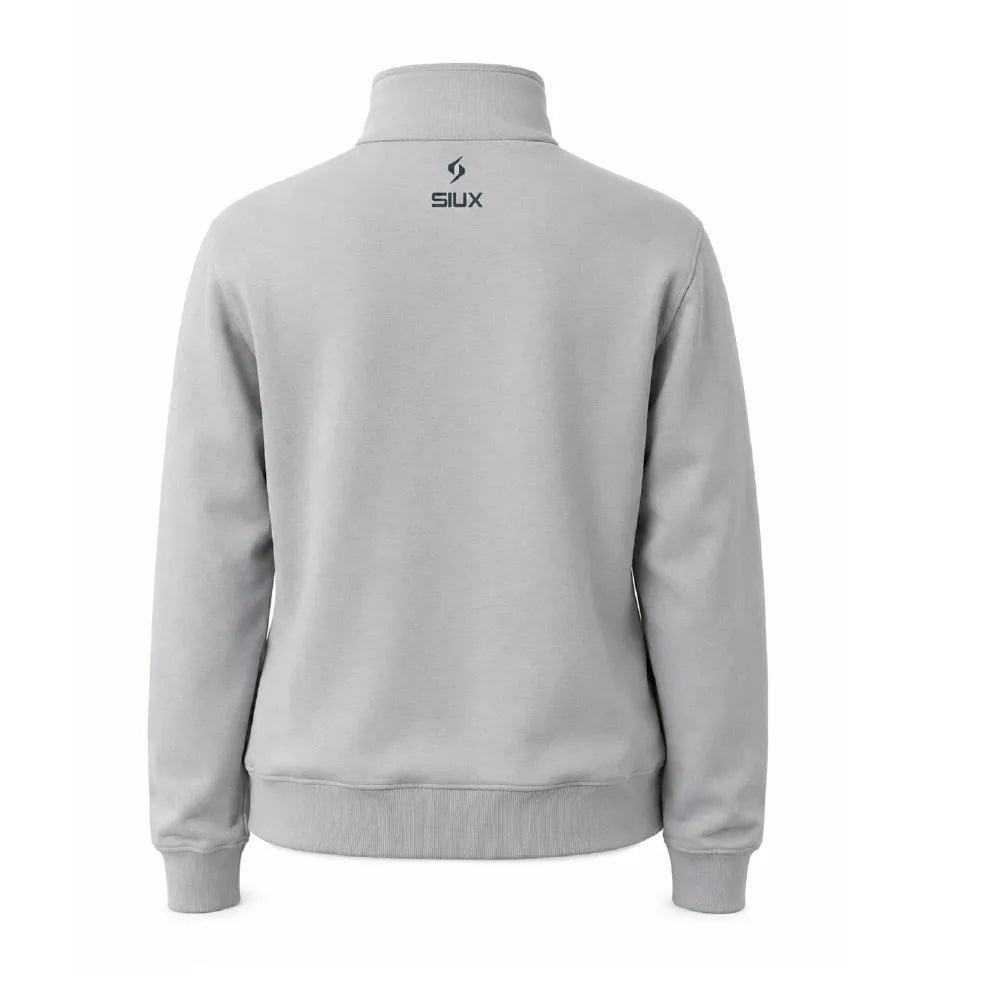 Sudadera cuello alto Calyx Grey FW26-27