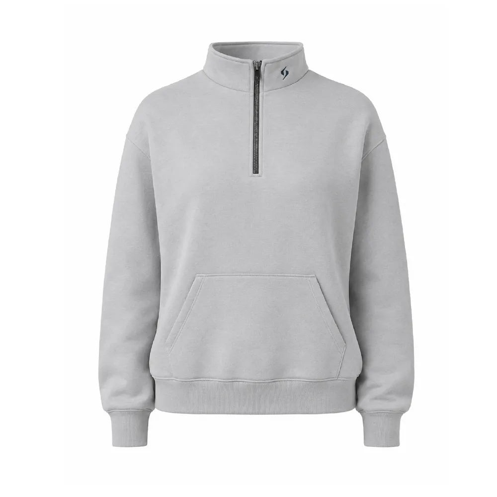 Sudadera cuello alto Calyx Grey FW26-27