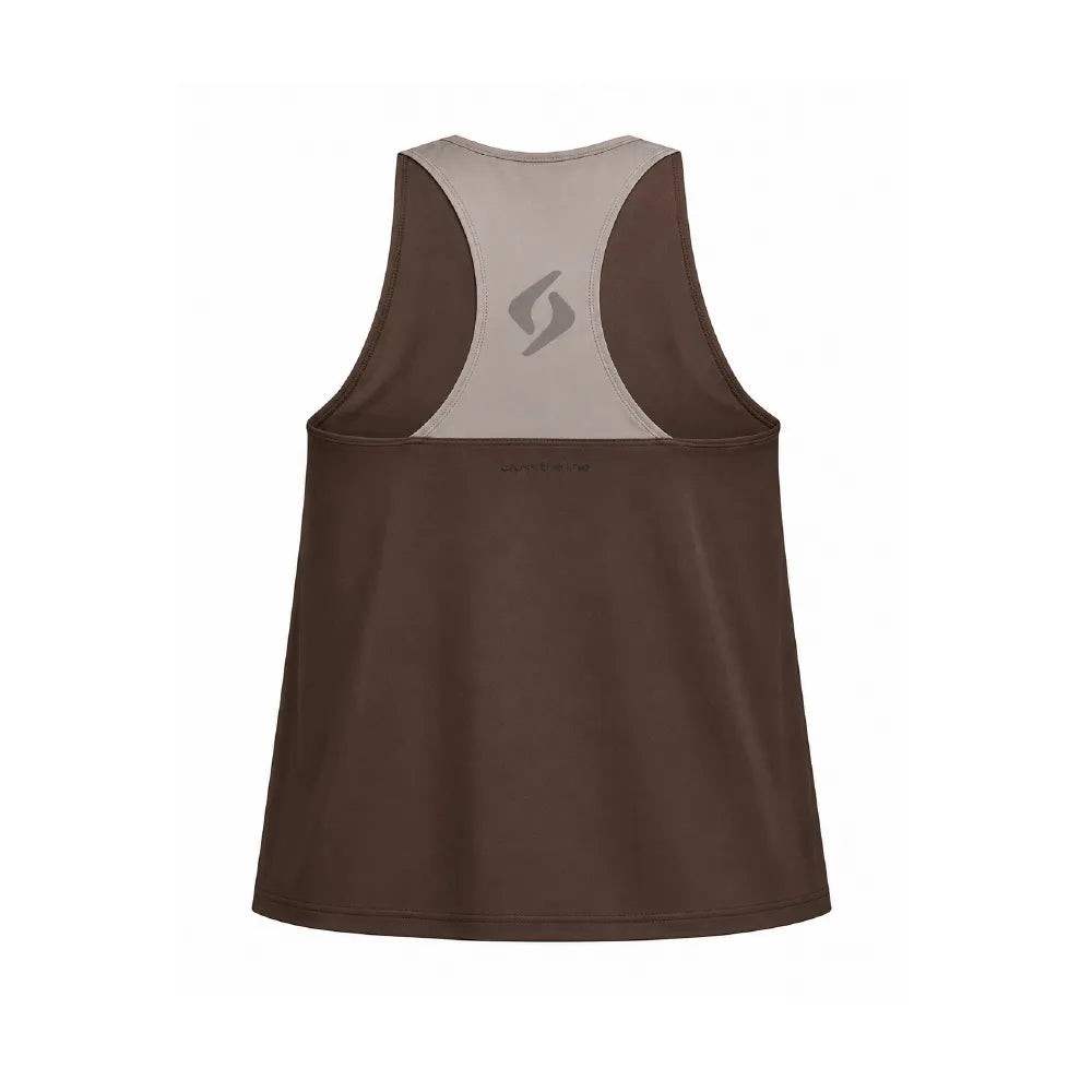 Camiseta de tirantes Attoma Brown mujer FW26-27