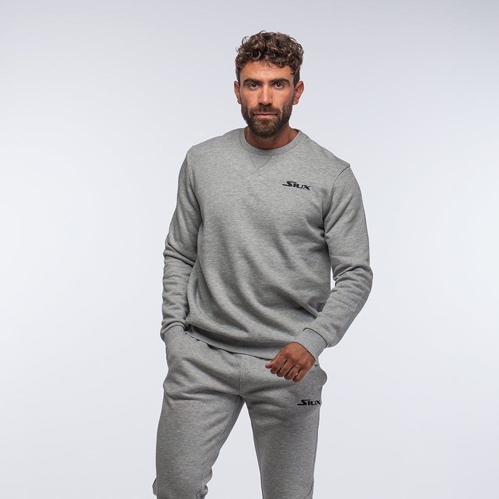 SUDADERA SIUX BASIC GRIS (M)
