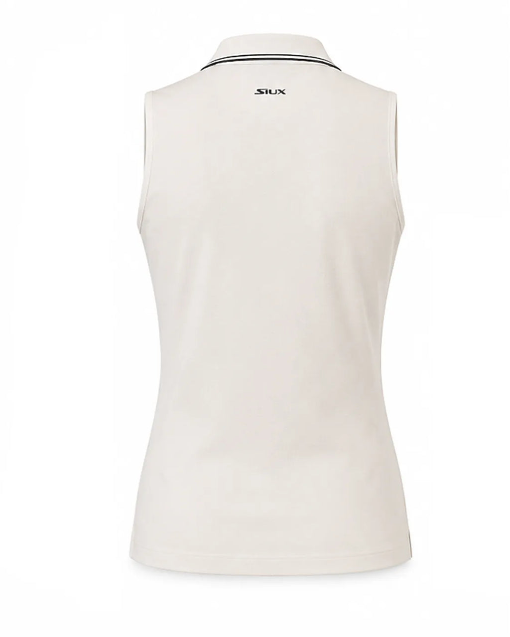 Polo de algodón Match White mujer