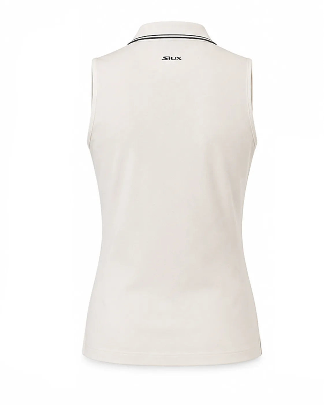 Polo de algodón Match White mujer