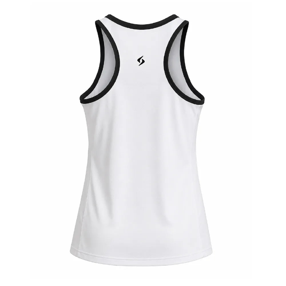 Camiseta de tirantes mujer Match White
