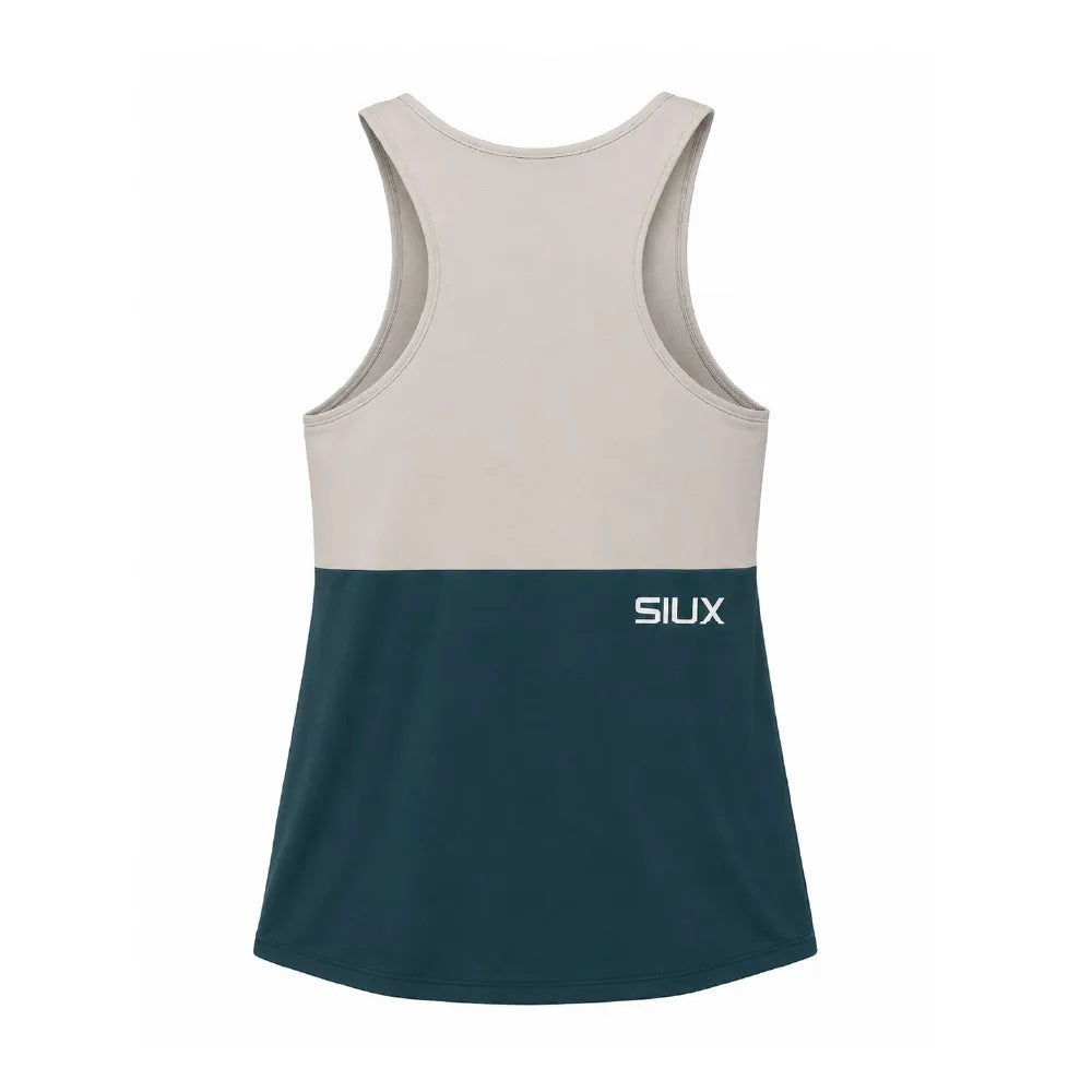 Camiseta de tirantes bicolor Marev Green mujer FW26-27