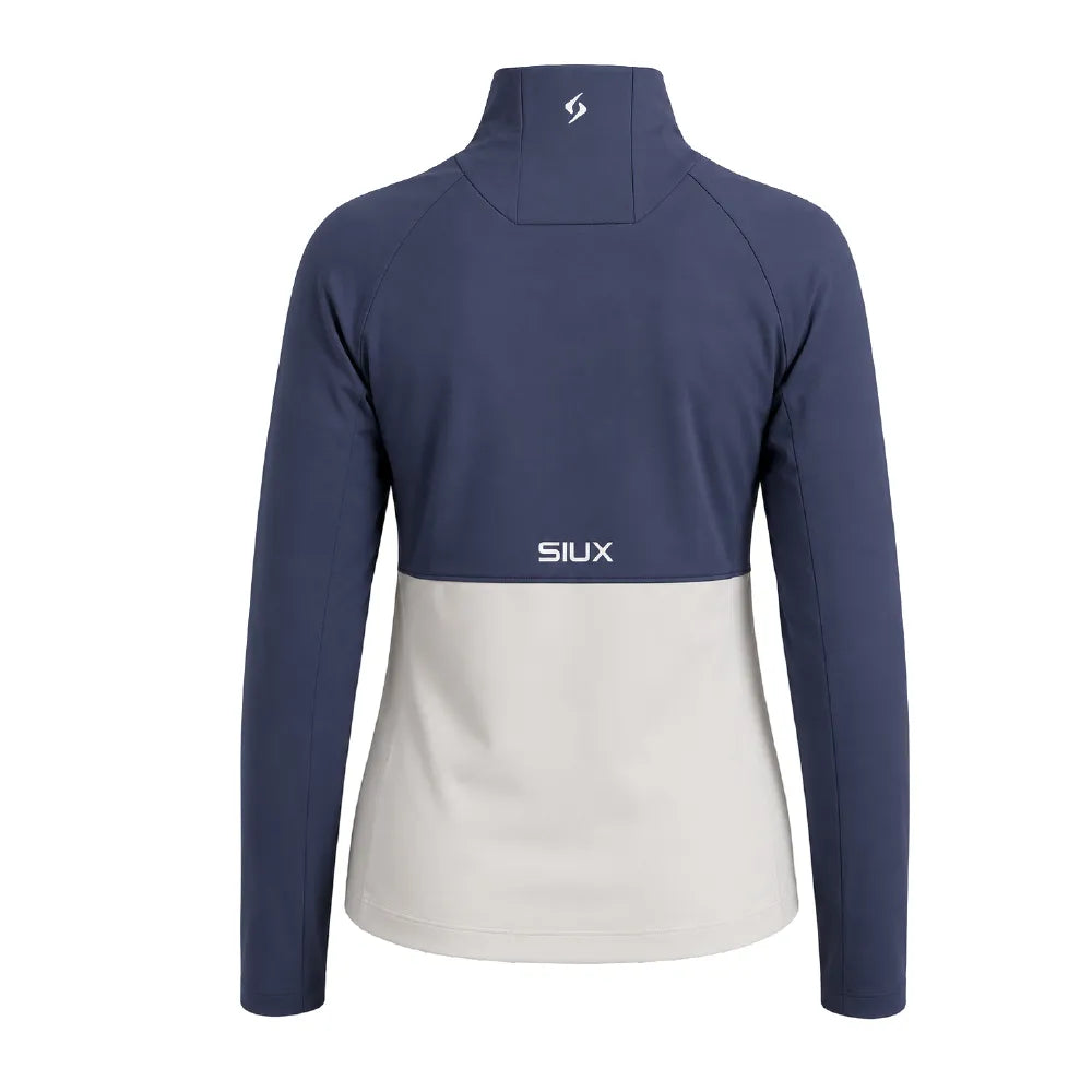 Sudadera con capucha y cremallera Calyx Navy mujer FW26-27