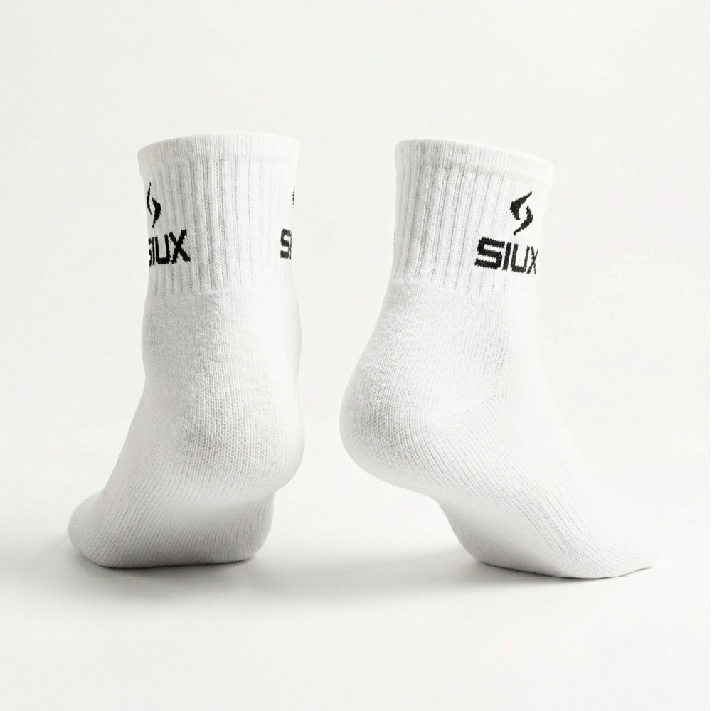 PACK 3 CALCETINES SIUX BASIC 26 CAÑA MEDIA BLANCO