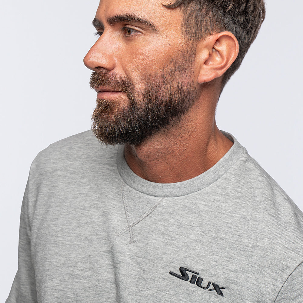 SUDADERA SIUX BASIC GRIS (M)