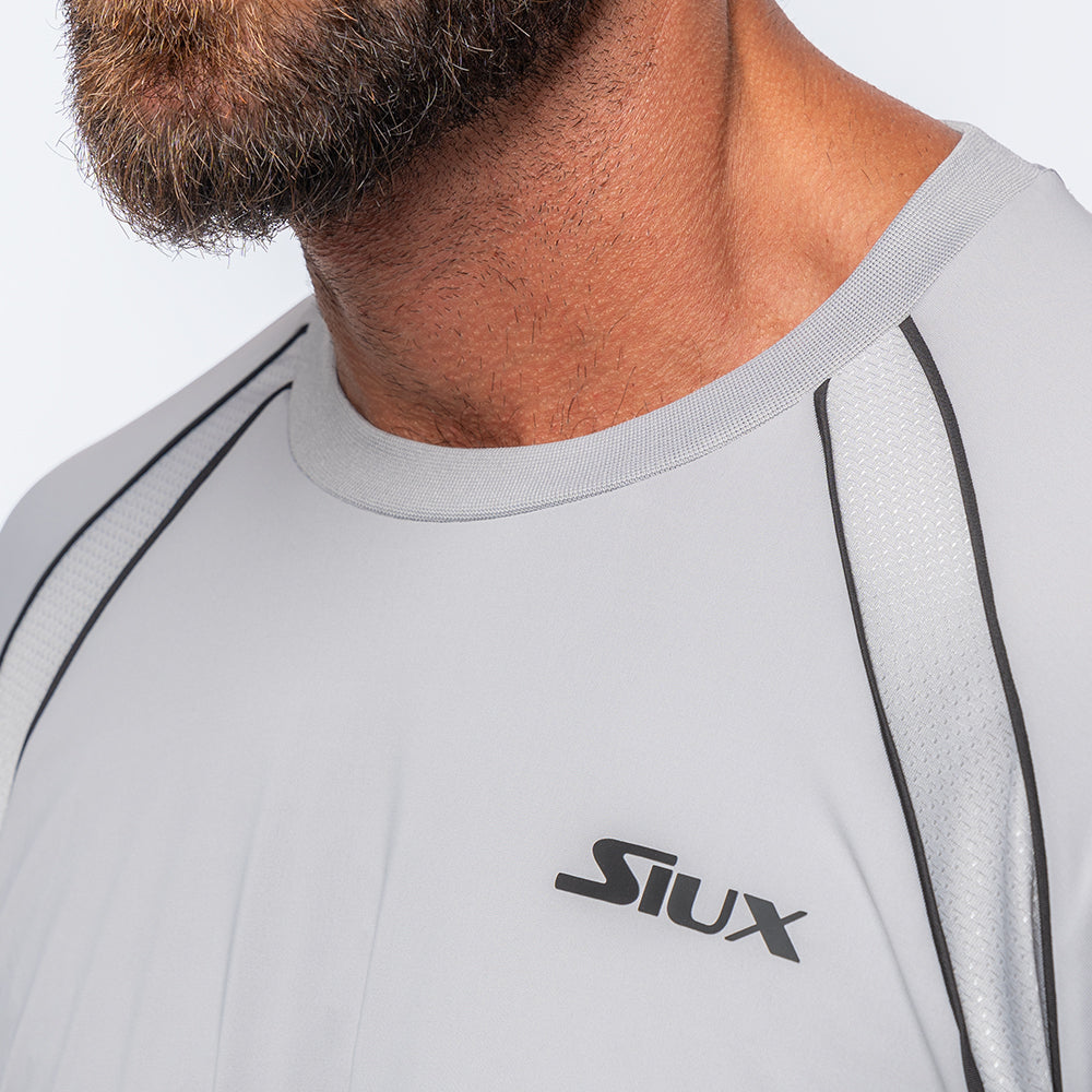 CAMISETA SIUX HOMBRE MATCH 24 GRIS (XL)