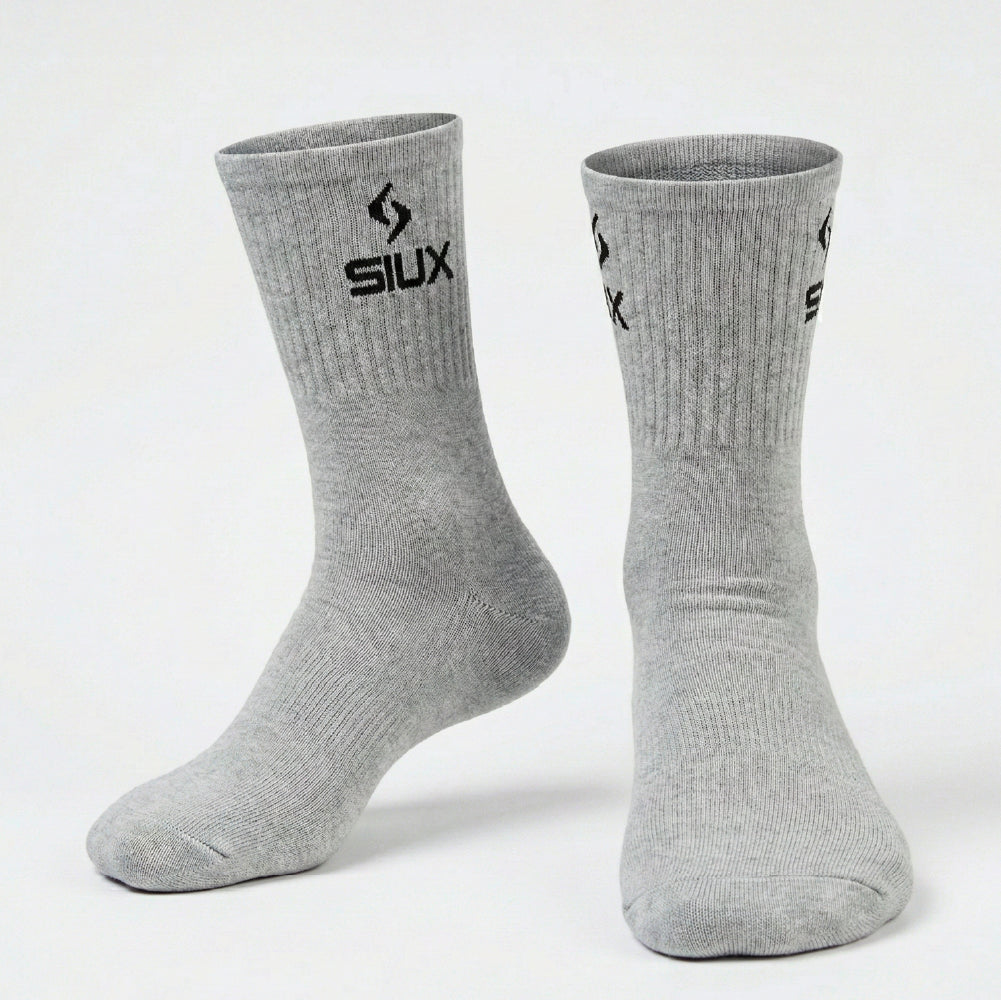 PACK 3 CALCETINES SIUX BASIC 26 CAÑA ALTA GRIS