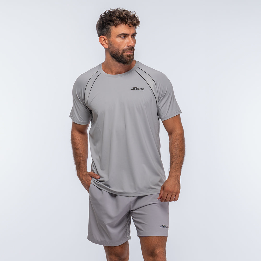 CAMISETA SIUX HOMBRE MATCH 24 GRIS (XL)