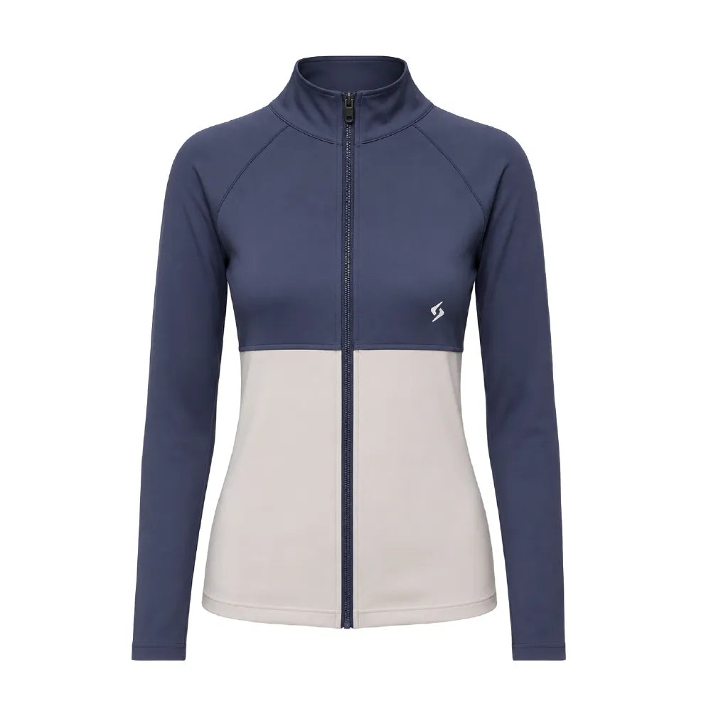 Sudadera con capucha y cremallera Calyx Navy mujer FW26-27