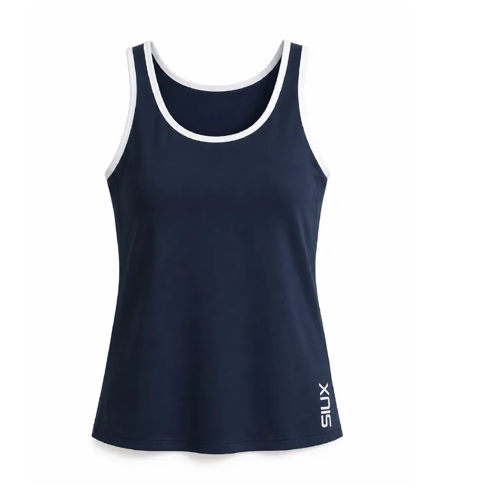 Camiseta de tirantes mujer Match Blue