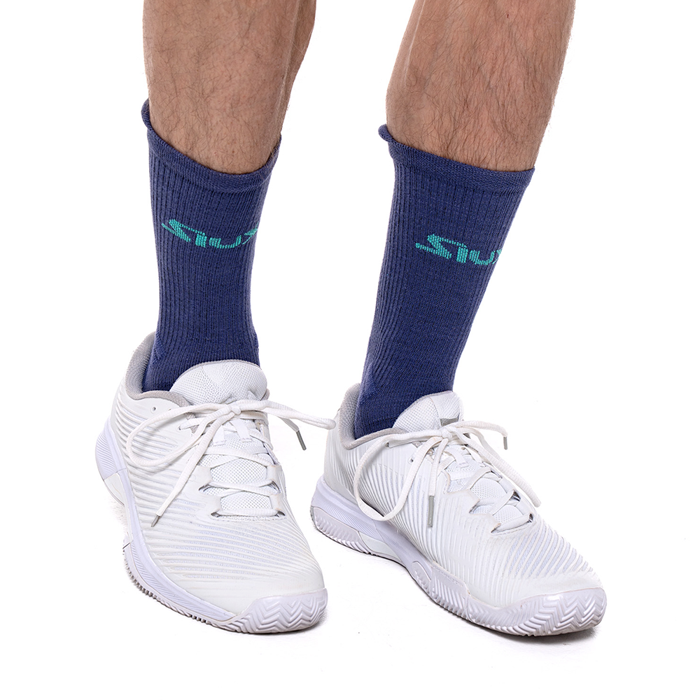 PACK 2 CALCETINES SIUX LARGOS REVEAL - NAVY + WHITE SS25 (47/50)