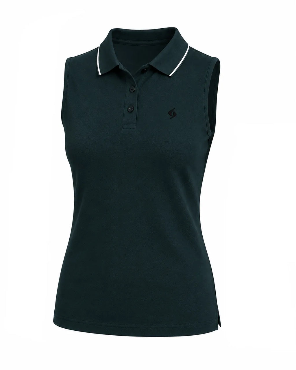 Polo de algodón Match Green mujer