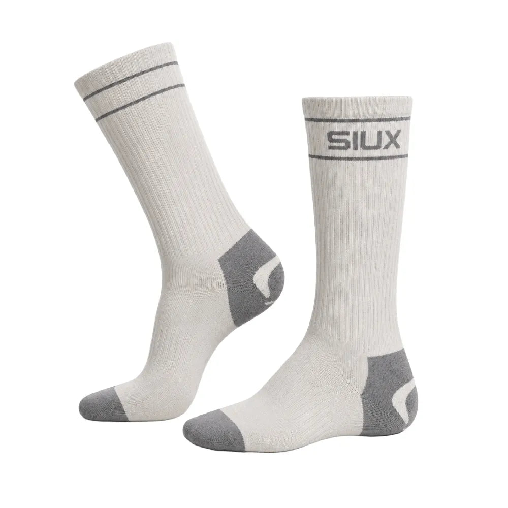 Pack 2 calcetines altos White-Green FW26-27