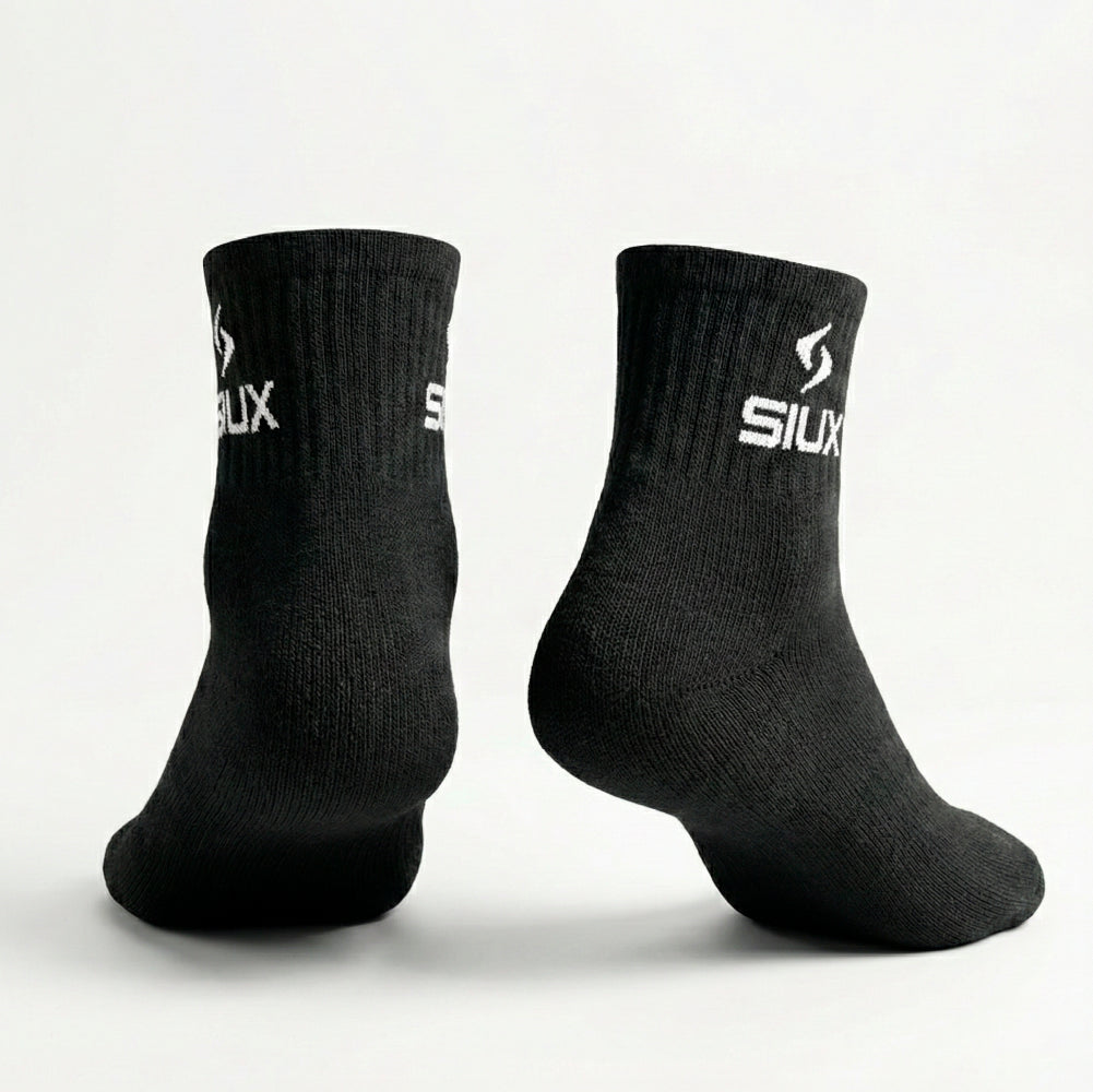 PACK 3 CALCETINES SIUX BASIC 26 CAÑA MEDIA NEGRO