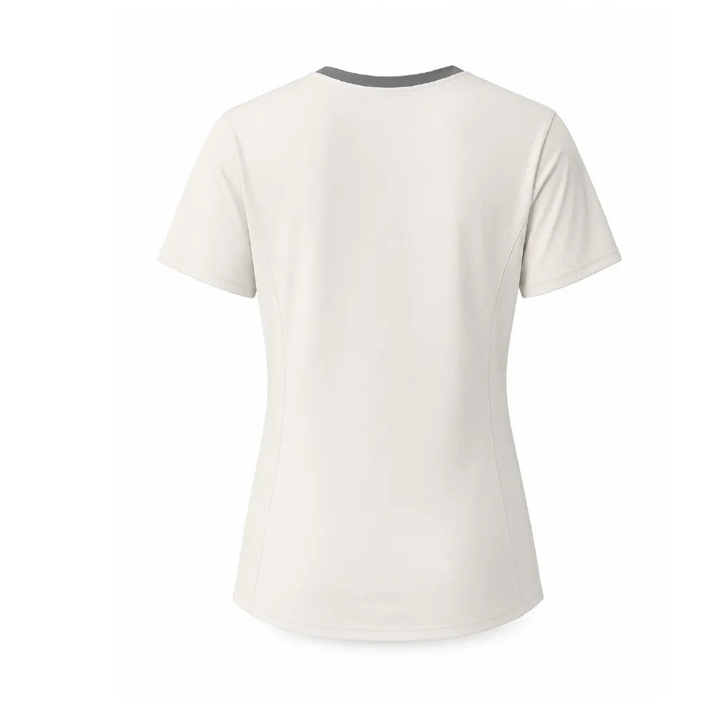Camiseta canalé Marev White hombre FW26-27