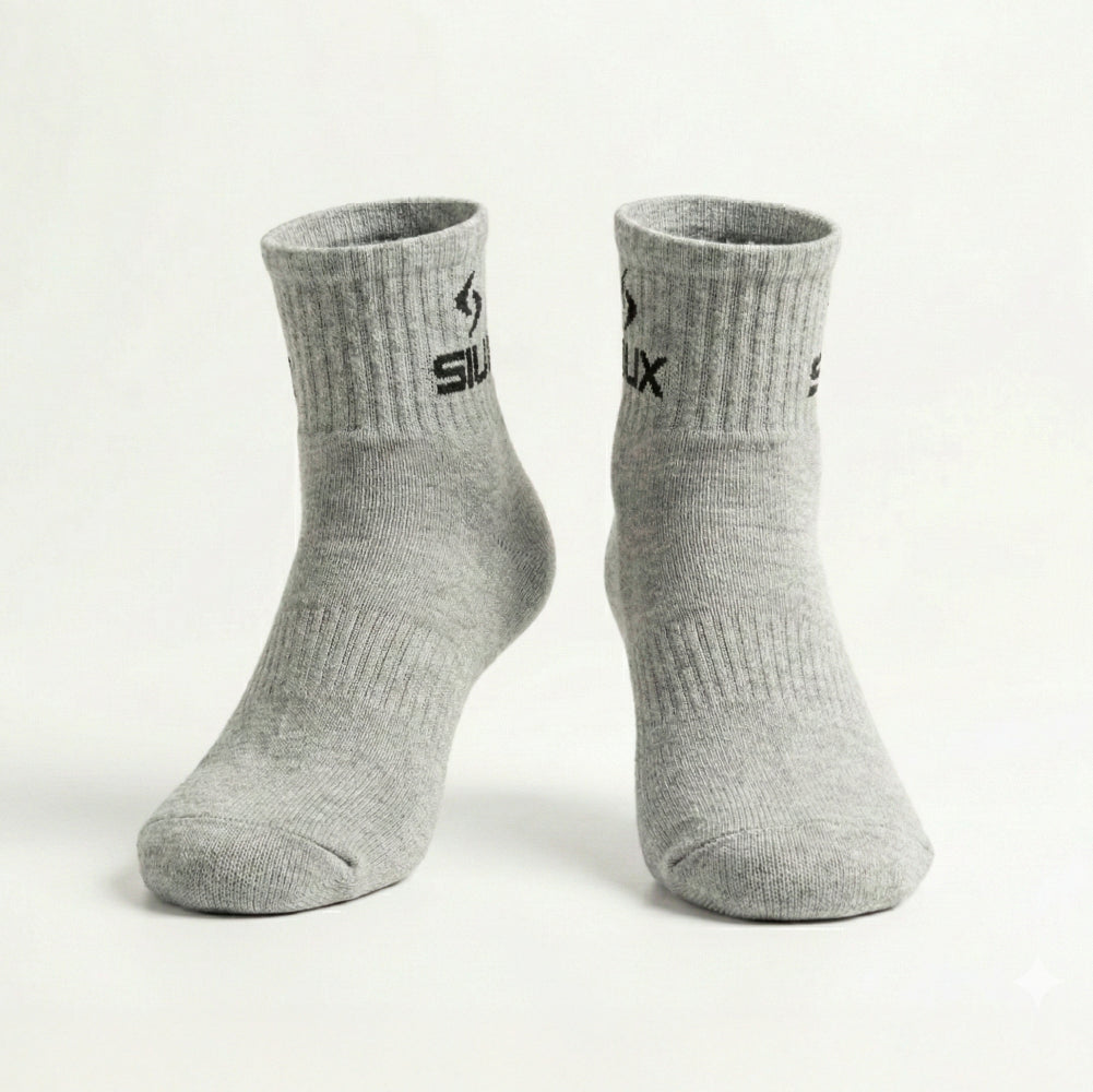 PACK 3 CALCETINES SIUX BASIC 26 CAÑA MEDIA GRIS