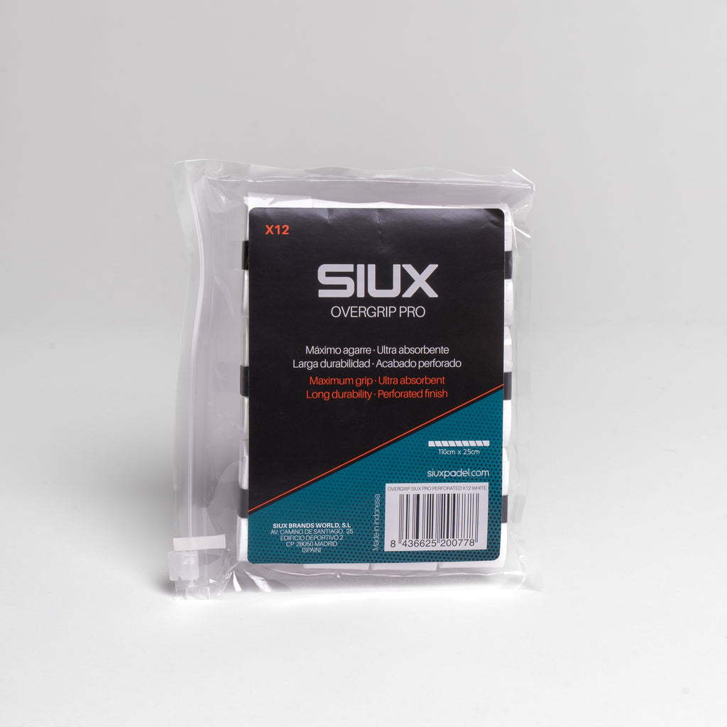 OVERGRIP SIUX PRO PERFORATED X12 BLANCO