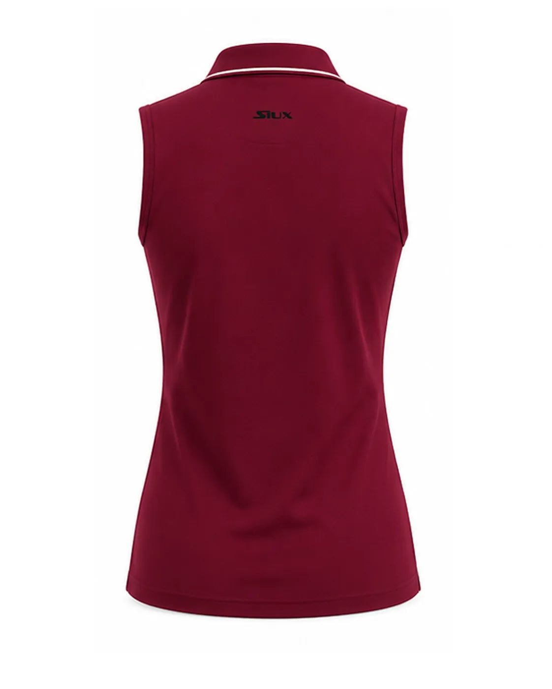 Polo de algodón Match Red mujer