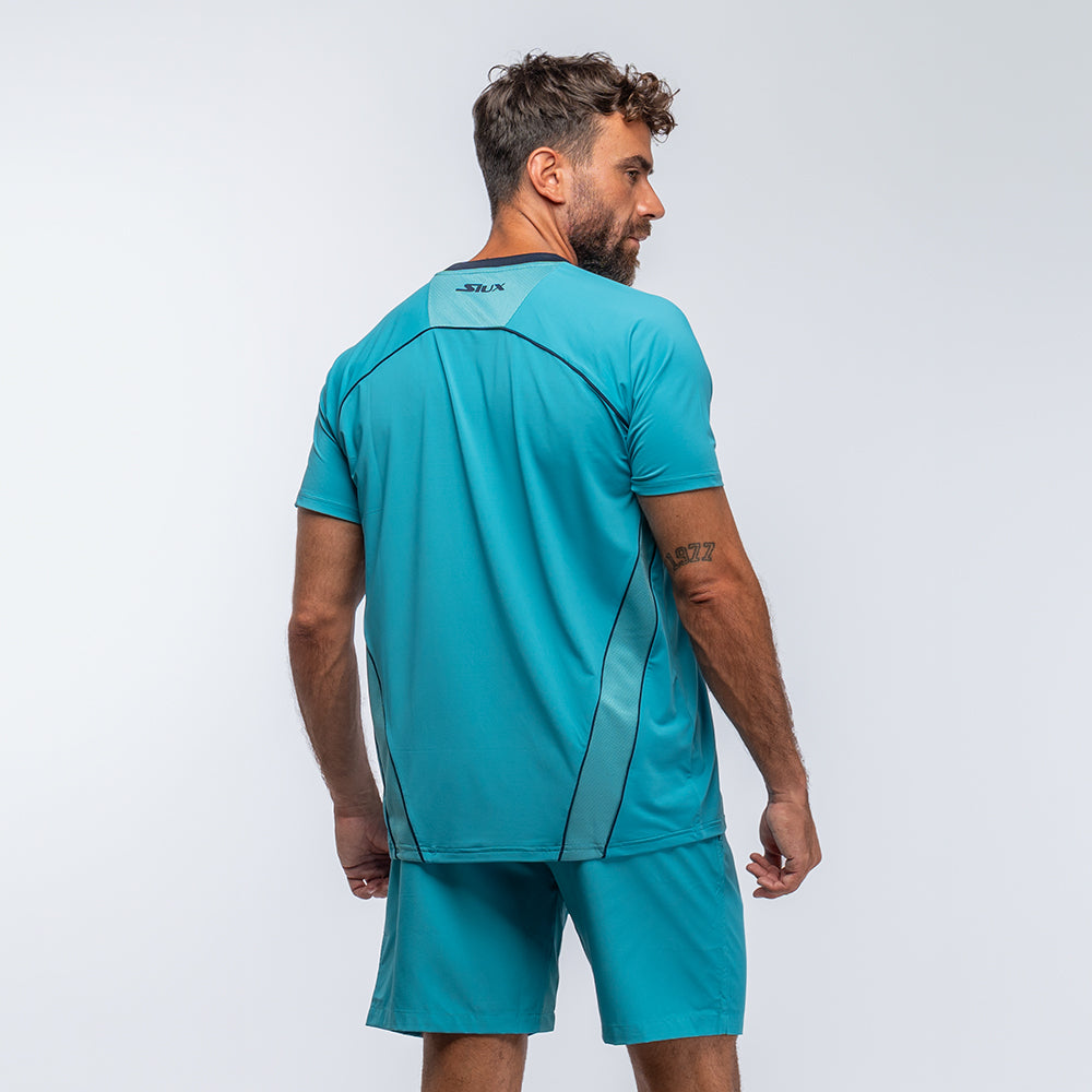 CAMISETA SIUX HOMBRE MATCH 24 TURQUESA (XXL)
