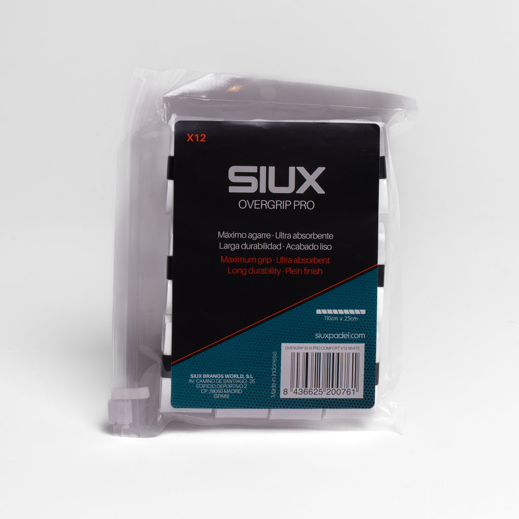 OVERGRIP SIUX PRO COMFORT X12 BLANCO