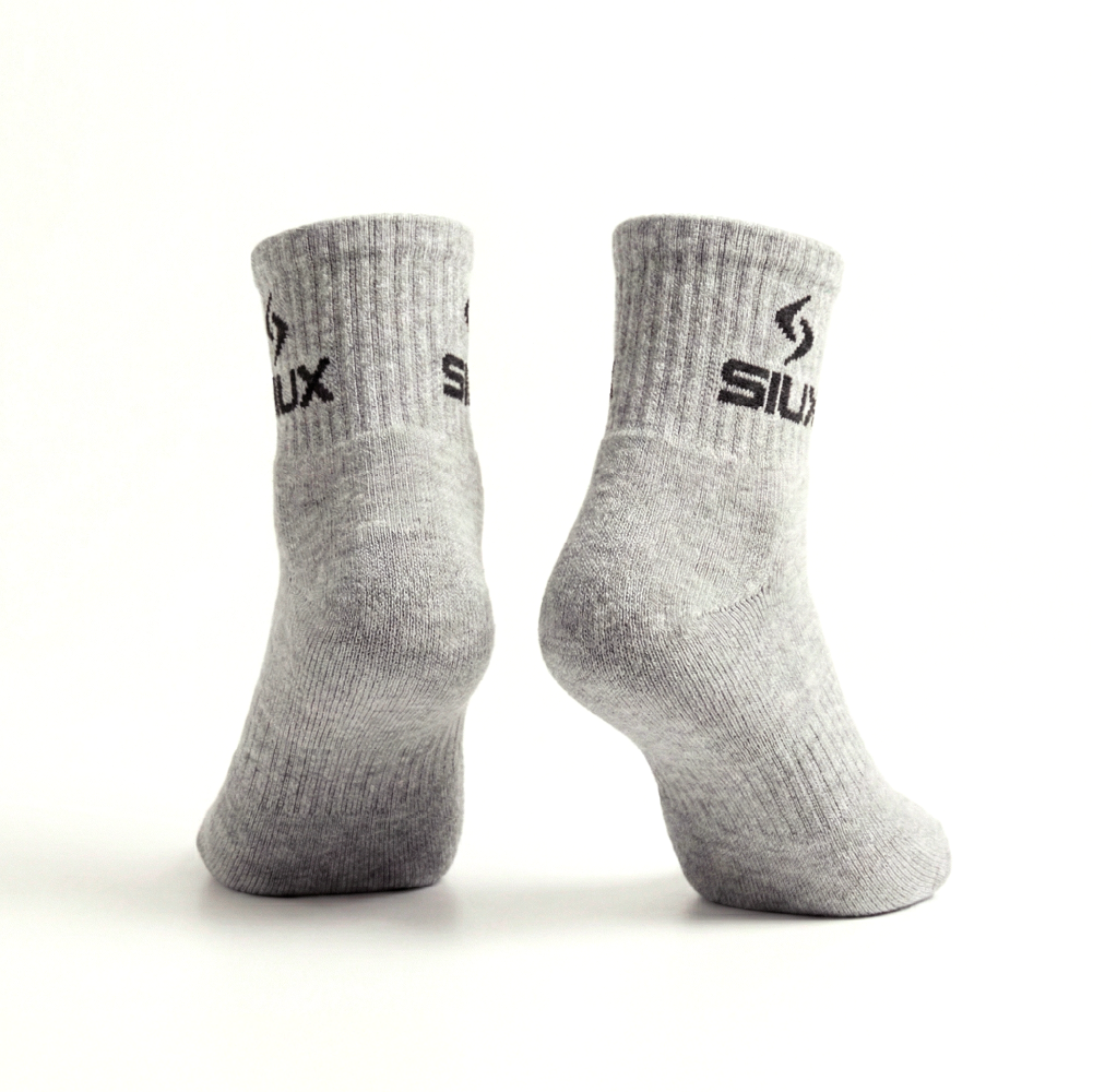 PACK 3 CALCETINES SIUX BASIC 26 CAÑA MEDIA GRIS