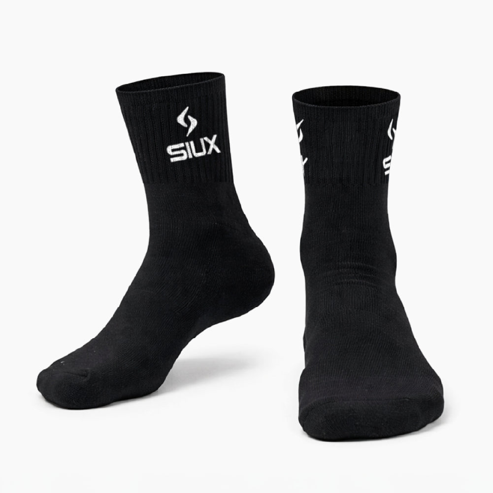 PACK 3 CALCETINES SIUX BASIC 26 CAÑA MEDIA NEGRO